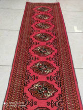 Charger l&#39;image dans la galerie, Tapis Torkaman tissé main n°1111_370×52
