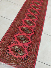 Charger l&#39;image dans la galerie, Tapis Torkaman tissé main n°1111_370×52
