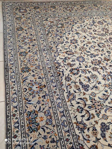 Grand tapis Kachan noué main n°11263_375×288