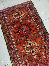 Charger l&#39;image dans la galerie, Tapis Heriz fait main n°12801_380×72
