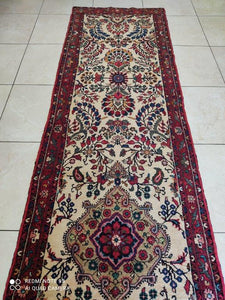 Tapis Malayer noué main n°14904_381×80