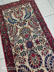 Tapis Malayer noué main n°14904_381×80