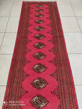 Charger l&#39;image dans la galerie, Tapis Torkaman tissé main n°11456_384×80
