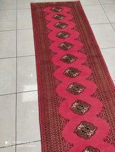 Charger l&#39;image dans la galerie, Tapis Torkaman tissé main n°11456_384×80
