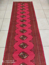 Charger l&#39;image dans la galerie, Tapis Torkaman tissé main n°11456_384×80
