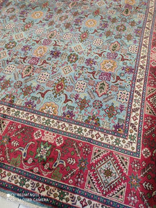 Grand Tapis Tabriz fait main n°11245_385×293