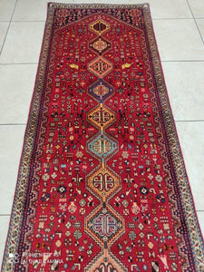 Tapis persan Abadeh fait main n°18457_390×80