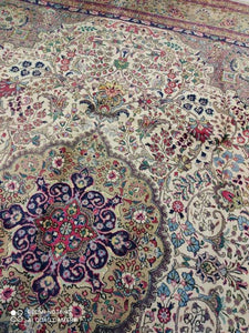 Grand Tapis Tabriz fait main n°9690_393×298