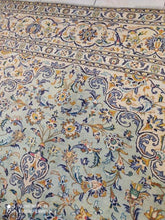 Charger l&#39;image dans la galerie, Grand Tapis Kachan noué main n°5991_395×296
