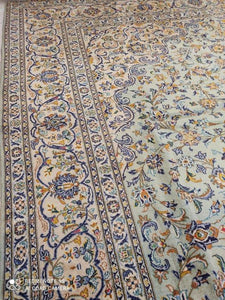 Grand Tapis Kachan noué main n°5991_395×296