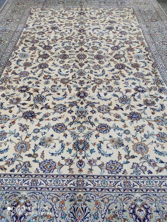 Grand Tapis Kachan fait main n°6899_402×300
