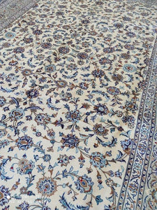 Grand Tapis Kachan fait main n°6899_402×300