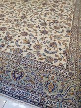 Charger l&#39;image dans la galerie, Grand tapis Kachan noué main n°6900_402×300
