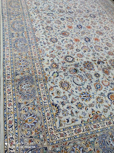 Grand Tapis Kachan fait main n°11271_403×290