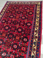 Charger l&#39;image dans la galerie, Tapis Hosseinabad noué main n°18496_406×87
