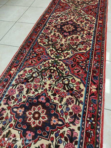 Tapis Malayer noué main n°15463_430×85
