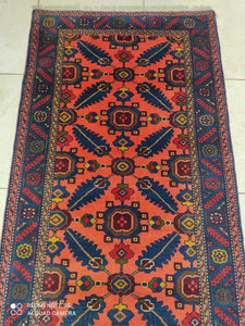 Tapis Nanaj noué main n°151793_490×80