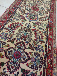 Tapis Malayer noué main n°15462_610×75