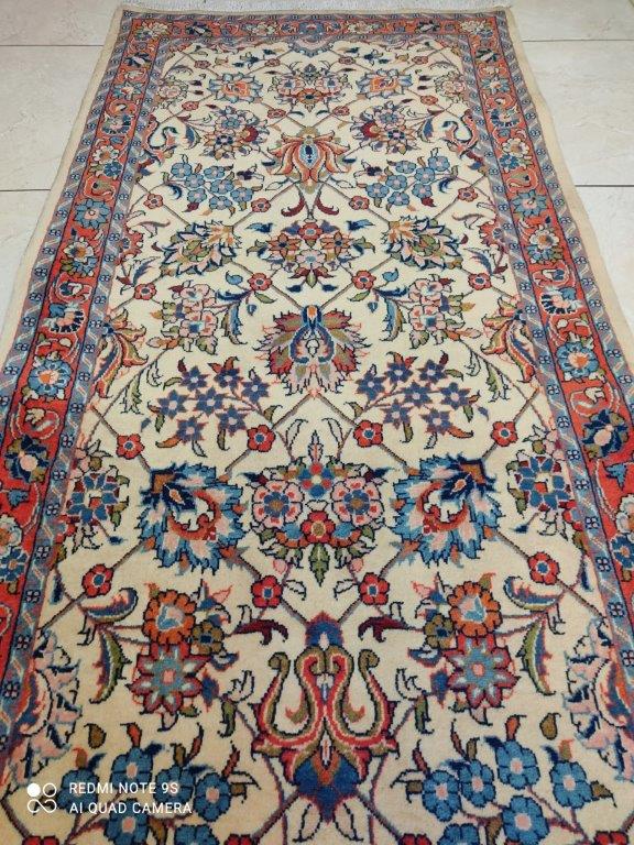 Tapis Sarouk noué main n°18850_610×80