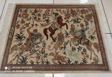 Charger l&#39;image dans la galerie, Tapis Ghom soie fait main n°12557_76×56
