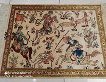 Charger l&#39;image dans la galerie, Tapis Ghom soie fait main n°17597_80×57
