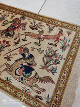 Charger l&#39;image dans la galerie, Tapis Ghom soie fait main n°17597_80×57
