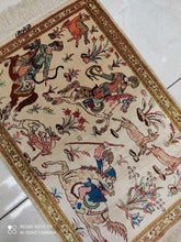 Charger l&#39;image dans la galerie, Tapis Ghom soie fait main n°17597_80×57
