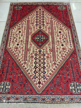 Charger l'image dans la galerie, Tapis Abadeh tissé main n°8487_148×100

