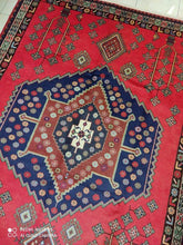 Charger l&#39;image dans la galerie, Grand Tapis Antique Afchar fait main n°11898_288×218

