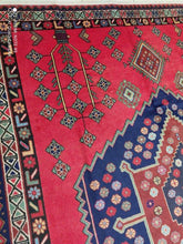 Charger l&#39;image dans la galerie, Grand Tapis Antique Afchar fait main n°11898_288×218
