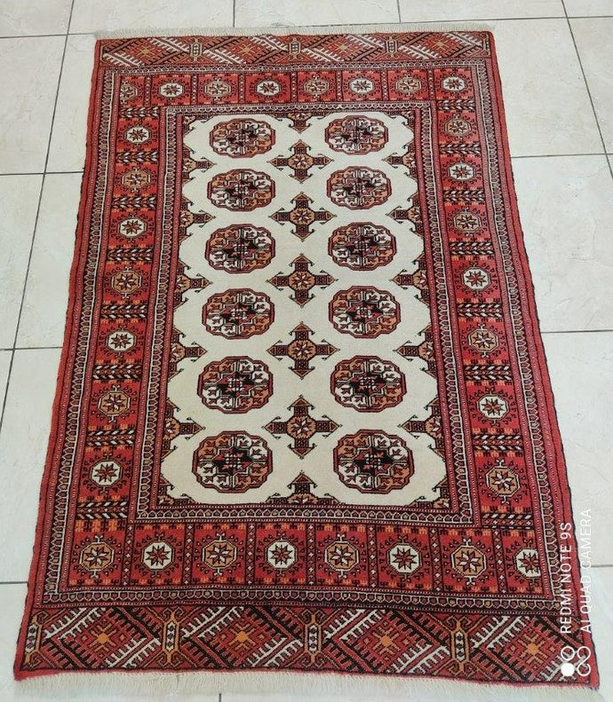 Tapis Torkaman fait main n°13434_143×100
