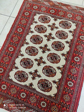 Charger l&#39;image dans la galerie, Tapis Torkaman fait main n°13434_143×100
