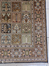 Charger l&#39;image dans la galerie, TAPIS CACHEMIRE SOIE noué main n°28_188×123
