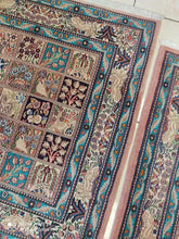 Charger l&#39;image dans la galerie, Paire 2 Tapis carré Moud fait main_100×100
