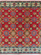 Charger l&#39;image dans la galerie, Tapis Antique Carré Varamine fait main n°780_100×100
