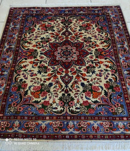 Tapis Bidjard tissé main n°19171_114×110