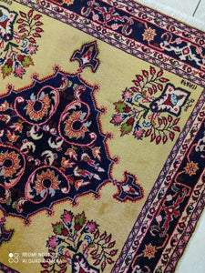 Tapis carré Nanaj fait main n°14675_117×116
