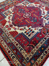 Charger l&#39;image dans la galerie, Tapis Nahavand noué main n°19383_130×135
