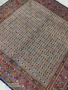 Tapis carré Moud tissé main n°17869_198×198