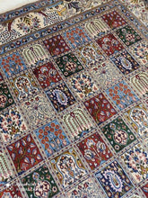 Charger l&#39;image dans la galerie, Tapis carré Moud tissé main n°13487_200×200
