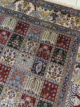 Charger l&#39;image dans la galerie, Tapis carré Moud tissé main n°13487_200×200

