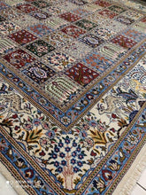 Charger l&#39;image dans la galerie, Tapis carré Moud tissé main n°13487_200×200

