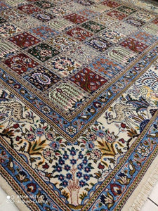 Tapis carré Moud tissé main n°13487_200×200