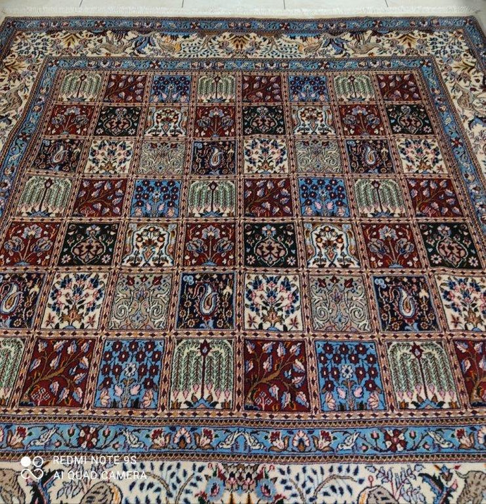Tapis carré Moud tissé main n°17402_200×205