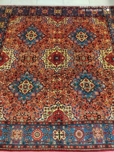 Charger l&#39;image dans la galerie, Tapis carré Roudbar noué main n°15468_207×207
