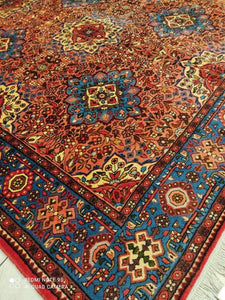 Tapis carré Roudbar noué main n°15468_207×207