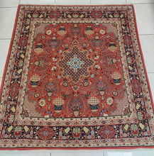 Charger l&#39;image dans la galerie, Tapis carré Bidjard fait main n°16402_155×145
