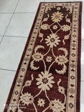 Charger l'image dans la galerie, Tapis afghan noué main n°310_182×64
