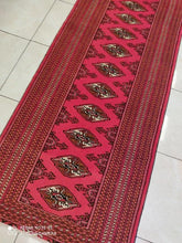 Charger l&#39;image dans la galerie, Tapis Torkaman tissé main n°11464_205×85
