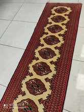 Charger l'image dans la galerie, Tapis Torkaman tissé main n°5797_267×53
